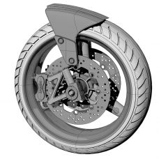 Obr. č.1 - Přední kolo