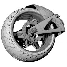 Obr. č.2 - Zadní kolo