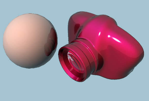 Druhý render objektů