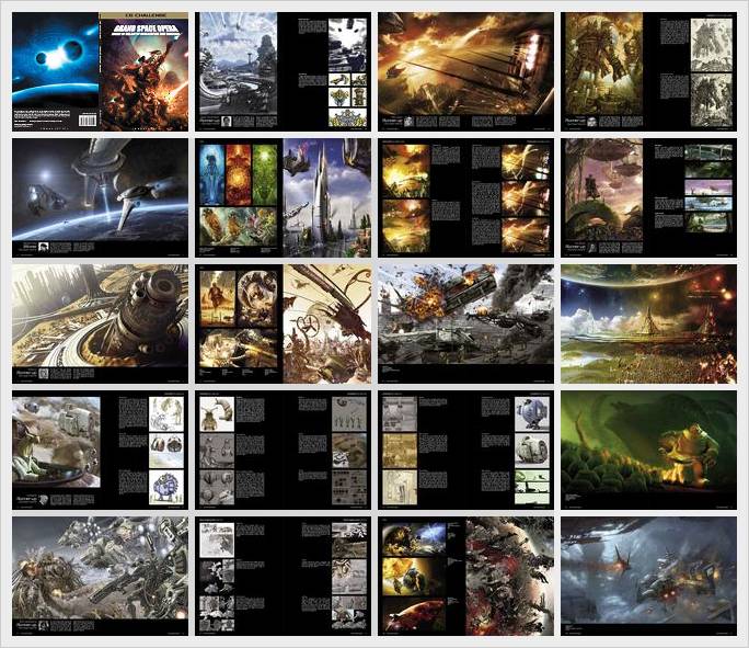 Ukázka stránek knihy Grand Space Opera