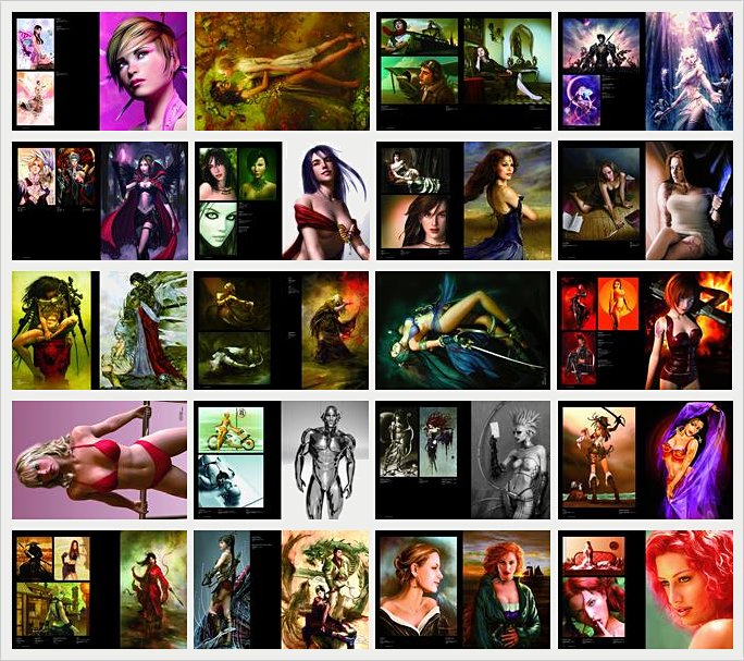 Ukázka stránek knihy EXOTIQUE