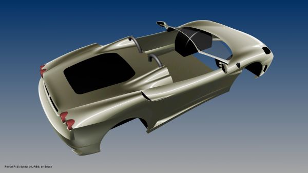 Mapa okolí pro Rhino - automobilový design