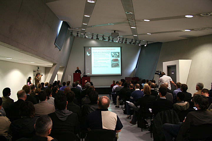 Rhino a architektura - pohled do sálu