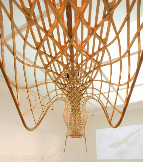 Alishan bridge - model z překližky 01