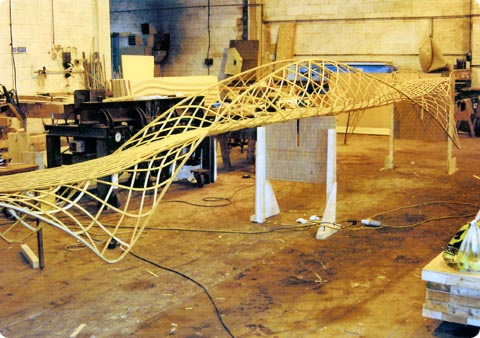 Alishan Bridge - fyzický model z překližky 02