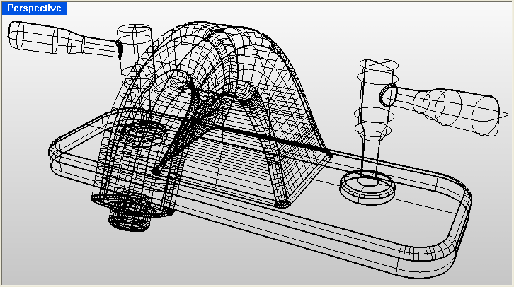 Technické zobrazení - NURBS dráty