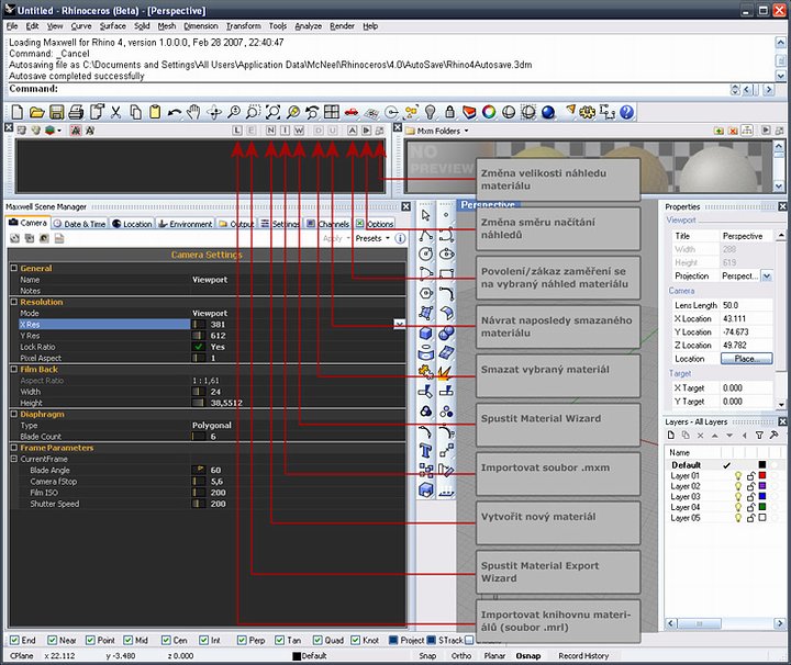 Maxwell Render pro Rhino 4 - 04