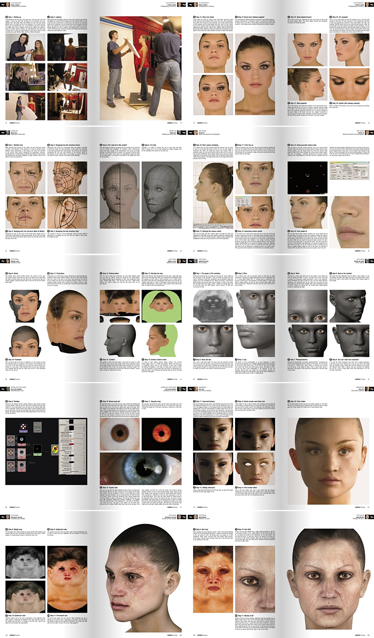 Essence: The Face - stránky z knihy