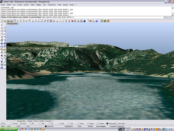 Topografický plugin pro Rhino 4 - 01