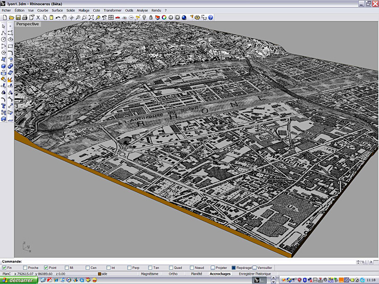 Topografický plugin pro Rhino 4 - 01