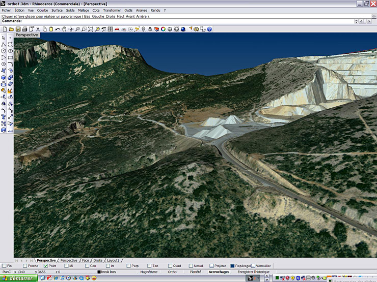 Topografický plugin pro Rhino 4 - 01