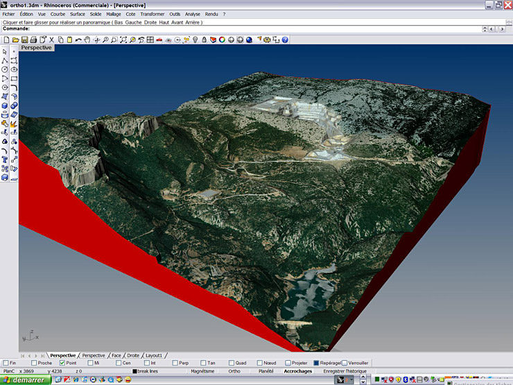 Topografický plugin pro Rhino 4 - 01