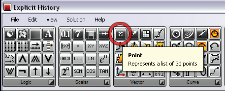 Explicit History - přidání bodů