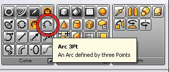 vytvoření oblouků