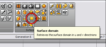 získání informací o doméně plochy