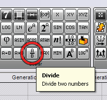 dělení celkové délky požadovanou délkou