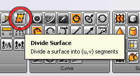 rozdělení plochy vgenerovanými hodnotami