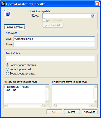 Ikona Vytáhnout přímo