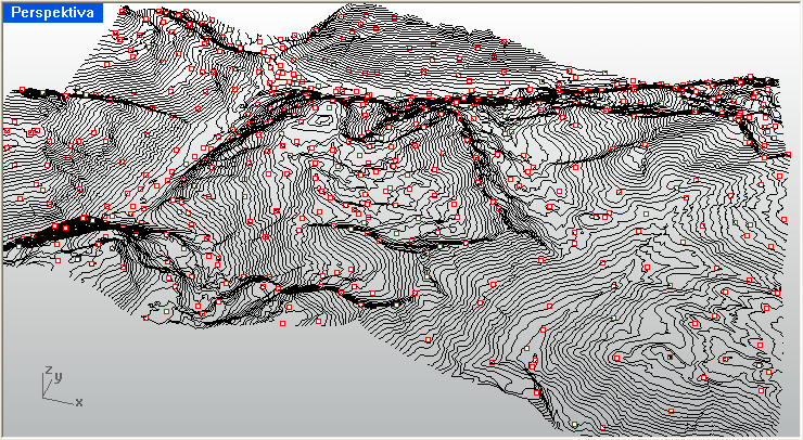 RhinoTerrain - vstupní data