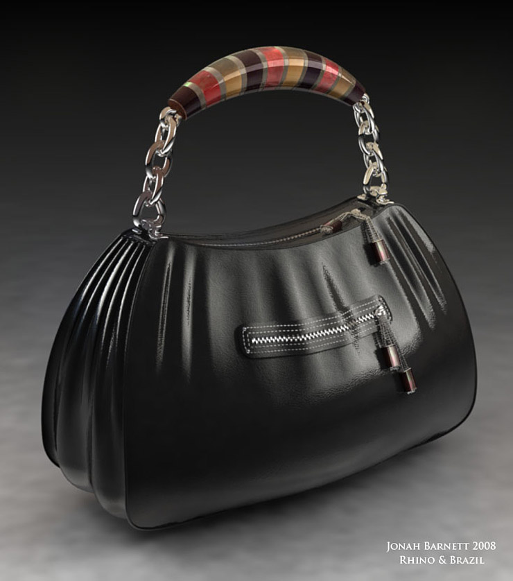 Black Leather Bag in Brazil for Rhinoceros 4.0
