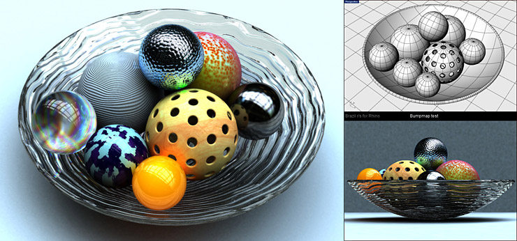 Brazil pro Rhino - bump mapa