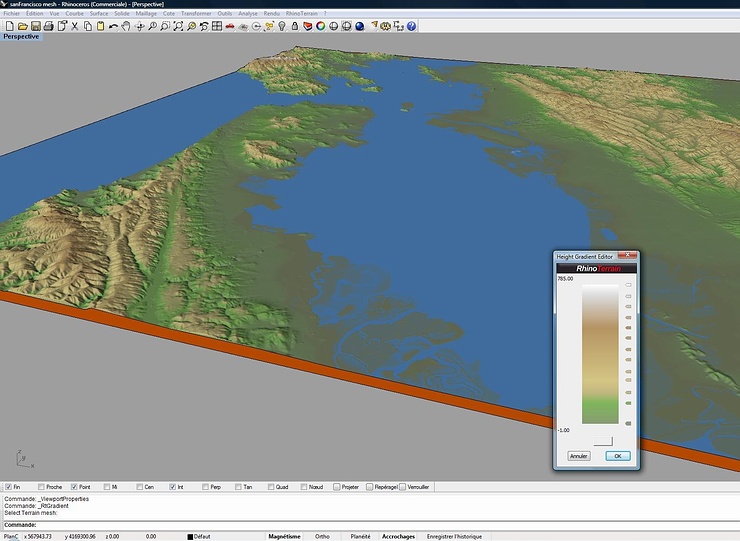 Rhinoerrain - generování terénu pro Rhino 4
