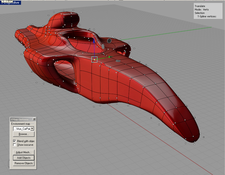 formule v T-Splines pro Rhino