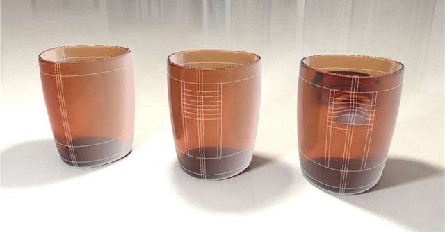 Lokální detail v T-Spline ploše