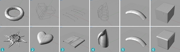 Způsoby vytvoření T-Spline plochy