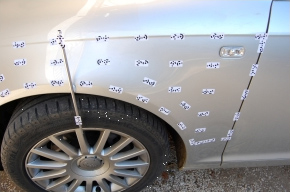 RhinoPhoto - umístění terčíku počátku os