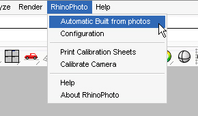 RhinoPhoto - automatické generování 3D bodů