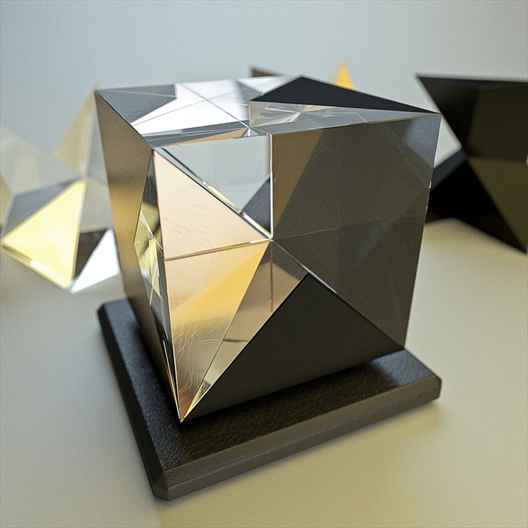 Skleněná kostka v Arionu