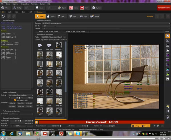 Video - úvod do uživatelského rozhraní Arionu
