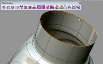 Navázání T-Spline na NURBS